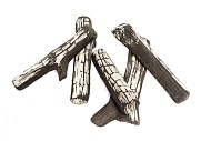 керамические дрова обгорелые - 5 шт в Краснодаре - магазин Kaminoff23